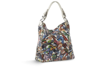 Дамска чанта с една дръжка с пеперуди