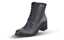 Ladies' boots in dark blue leather