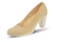 Дамски обувки на ток в беж