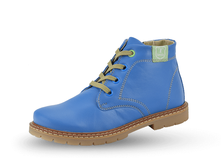 Kids' boots type chukka in light blue 
