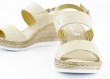 Ladies' sandals in beige Thumb