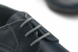 Kids' dress shoes in dark blue color Thumb