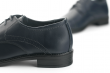 Kids' dress shoes in dark blue color Thumb