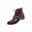 Дамски ежедевни боти в тъмнокафяв цвят Thumb