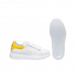 Дамски спортни маратонки в бяло и жълто  Thumb