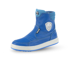 Kids'-teen boots in light blue nappa