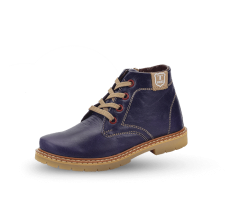 Kids' boots type chukka in dark blue color