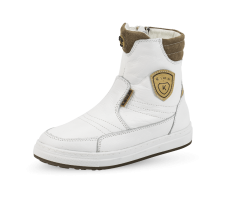 Kids'-teen boots in white beige color