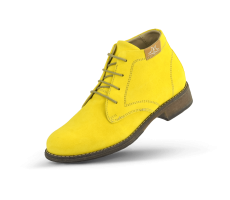 Ladies' yellow chukka boots