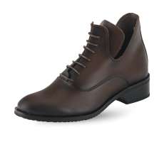 Ladies' boots of brown nappa