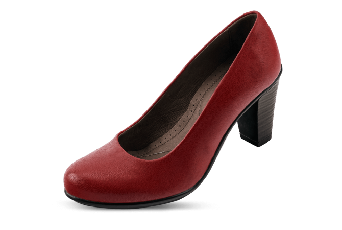 Дамски обувки в червен цвят