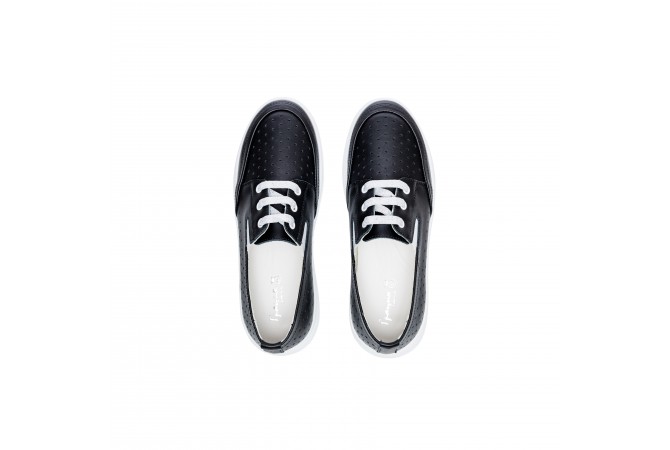 Дамски ежедневни половинки в черен цвят