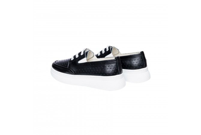 Дамски ежедневни половинки в черен цвят